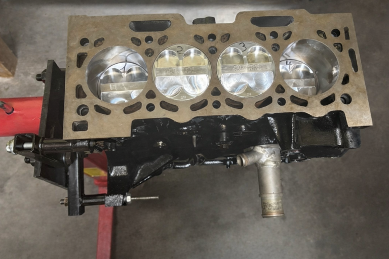 photo d'un changement de piston forgé