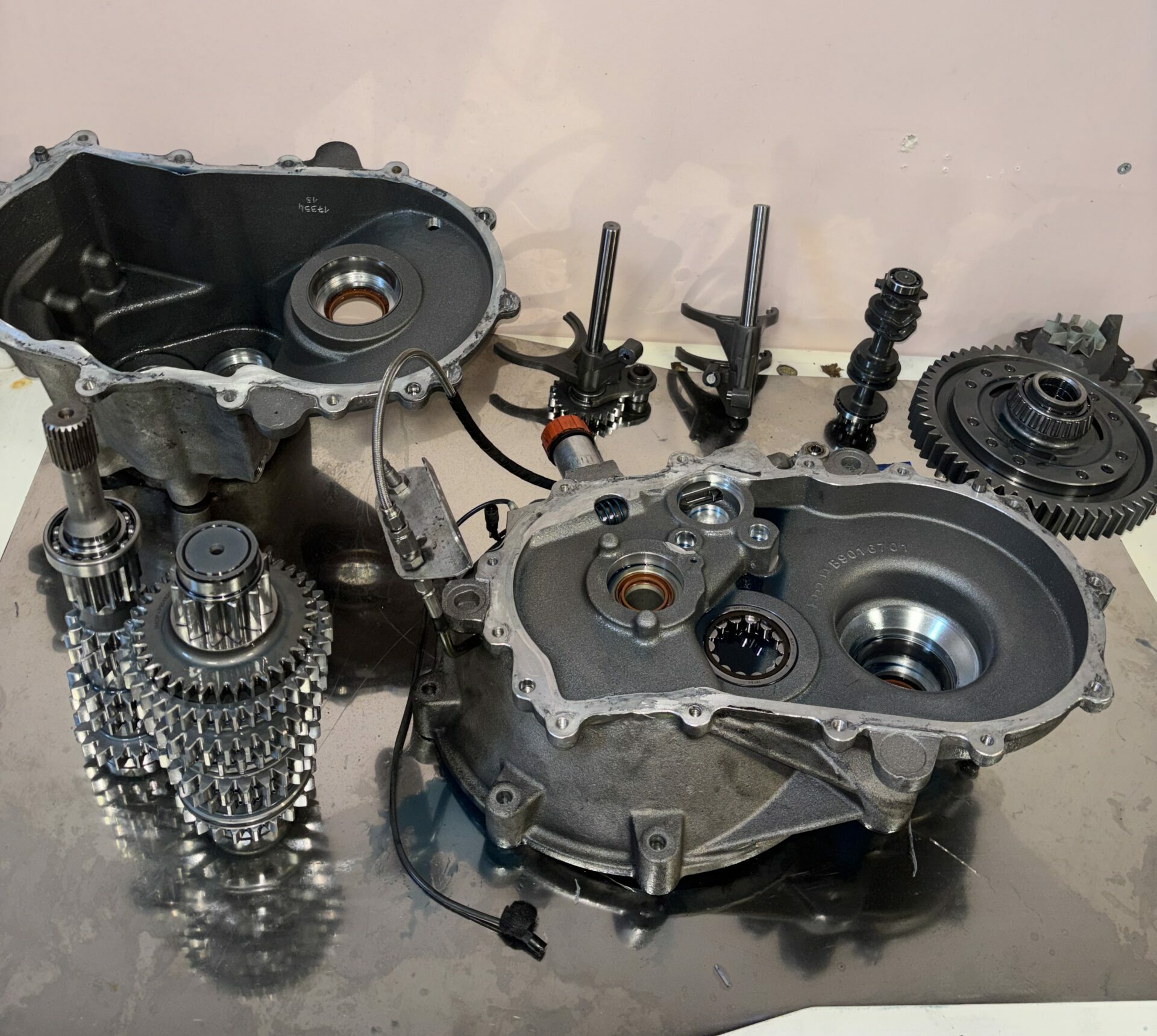 Photo de la révision de la boîte séquentielle 3mo lc776